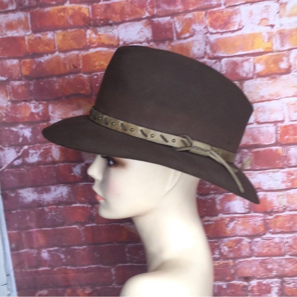 Vintage Stetson Brown Fur Felt Weekender Fedora Hat - Picture 3 of 9